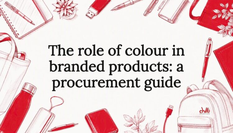 Decorative title card illustration for branded products