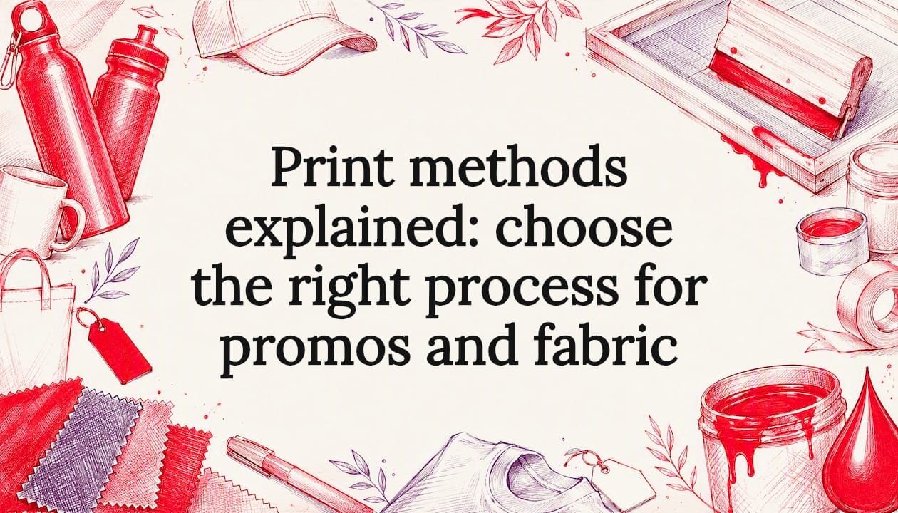 Print methods explained: choose the right process for promos and fabric