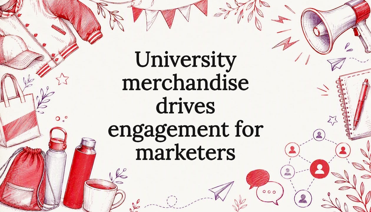University merchandise drives engagement for marketers