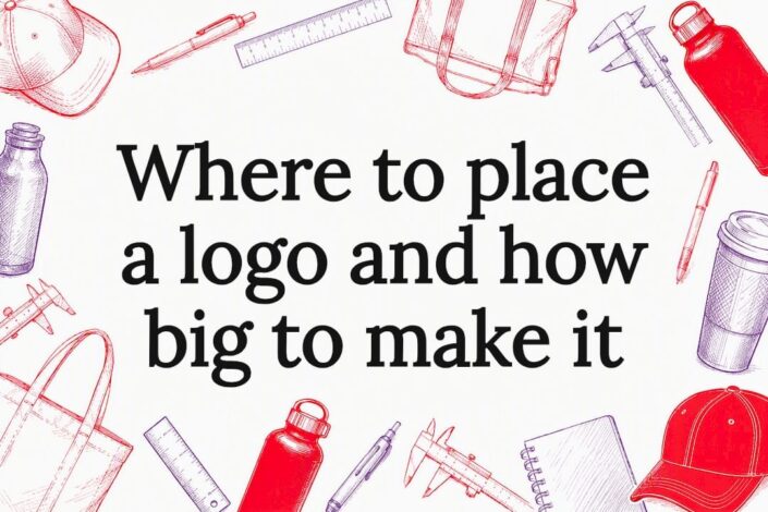 Decorative logo placement title card illustration