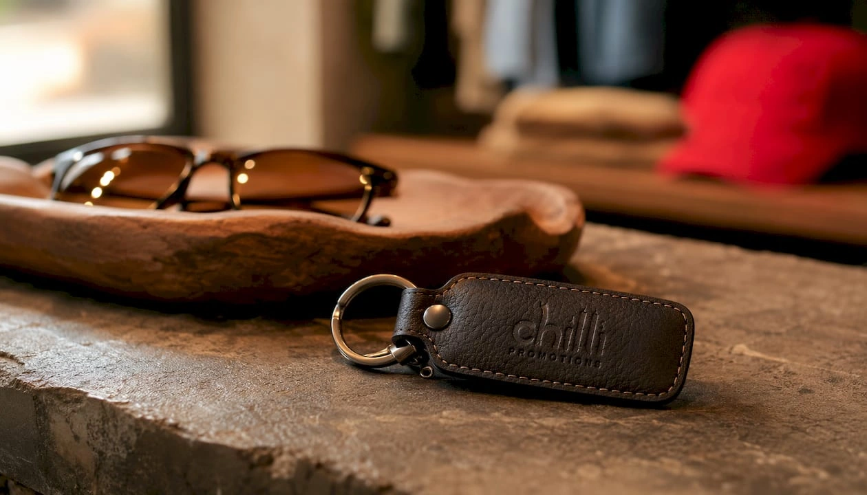 Leather Keyrings and Sunglass