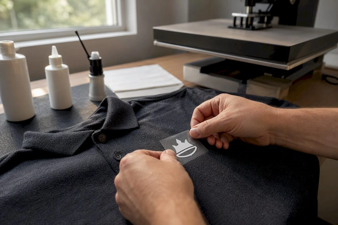 Placing logo on Polo Shirt
