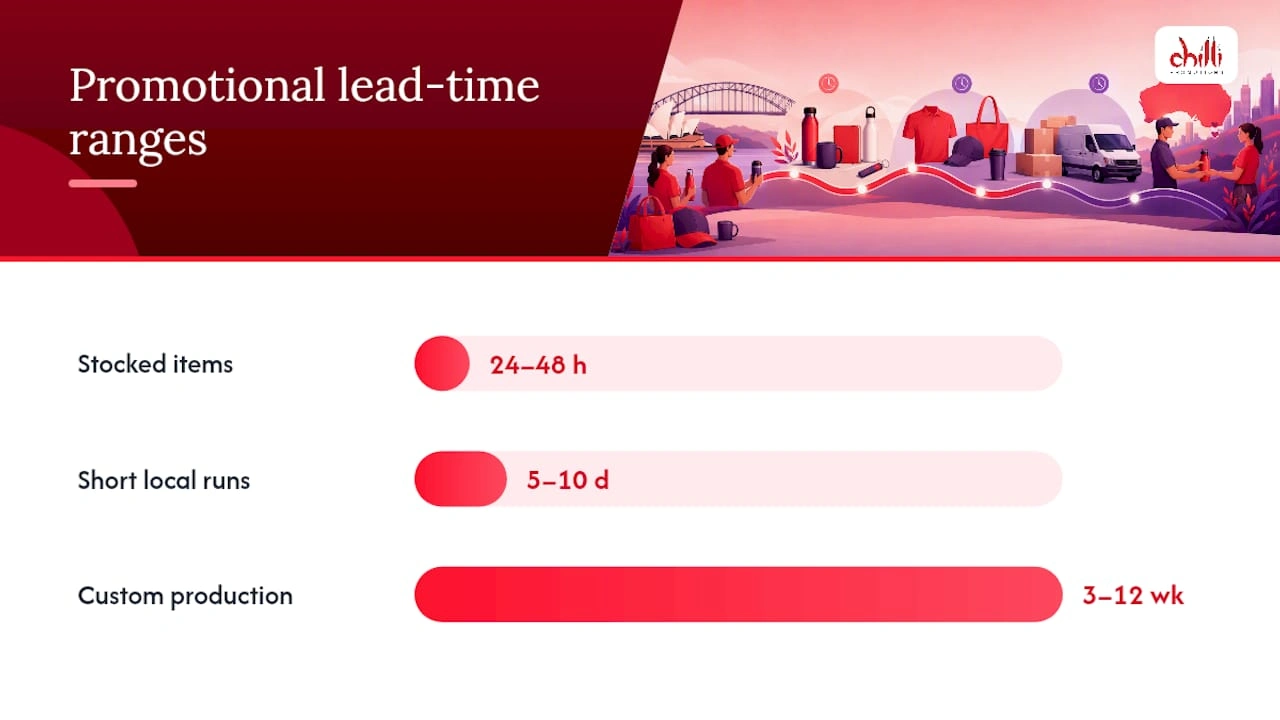 Promotional Lead Time Ranges