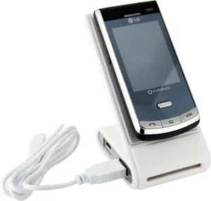 Phone Holder & 4 Port Hub
