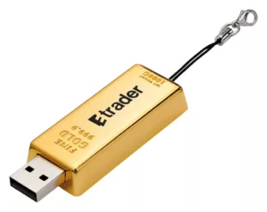 Usb Gold Bar ( Factory Direct Moq)