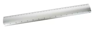 Ruler Scale 30cm 1:1 And 1:50 Scales Aluminium