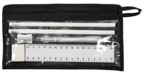 Stationery Set Ruler, Pencils, Pen, Sharpener And Rubber