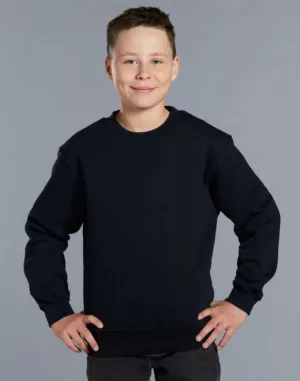 Kids Crew Neck Fleecy Sweater