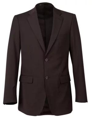 Men's Two Buttons Jacket In Wool Stretch