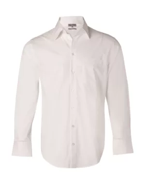 Men's Cotton/Poly Stretch L/S Shirt