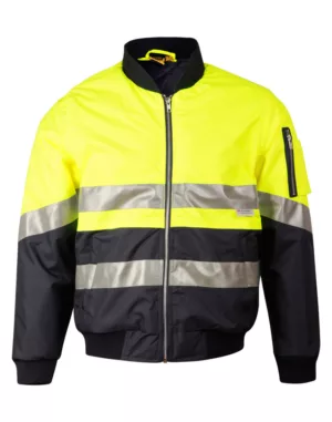 Hi-Vis Two Tone Flying Jacket With 3m Tapes
