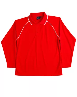 Men's Cooldry Raglan L/S Polo