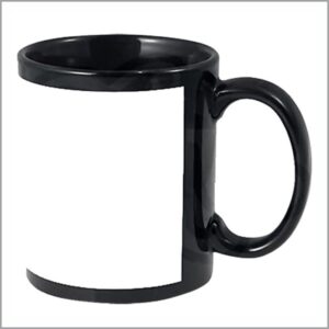 Ceramic Mug With Colour Boarder 11oz