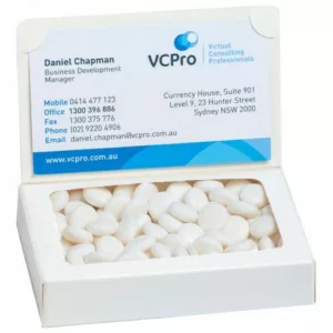 Bizcard box with Mints 50g