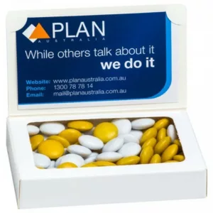Bizcard box with Choc Beans 50g