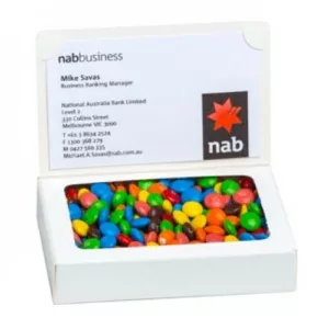 Bizcard Box with 50g M&M bag