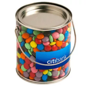 Big PVC Bucket Filled with With Choc Beans 875G