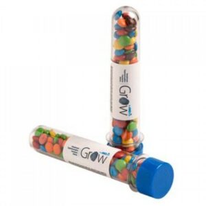 Test Tube Filled with Mini M&Ms 40G