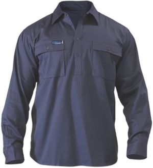 Coldblack Treated Drill Closed Front Shirt