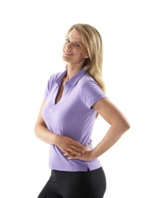 Ladies Rib Polo