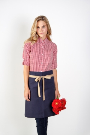 Ladies Long Sleeve Gingham Shirt