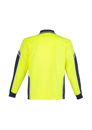 Mens Hi Vis Squad Long Sleeve Polo