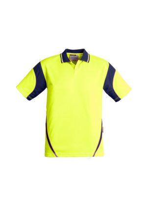 Mens Hi Vis Aztec Polo - Short Sleeve