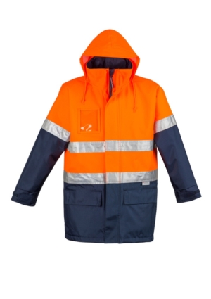 Mens Hi Vis Waterproof Lightweight Jacket