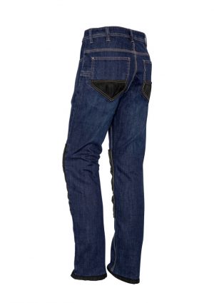 Mens Heavy Duty Cordura Stretch Denim Jeans
