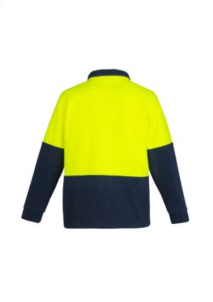 Unisex Hi Vis Half Zip Fleece Jumper