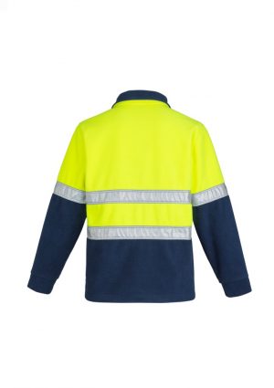 Mens Hi Vis Fleece Jumper - Hoop Taped