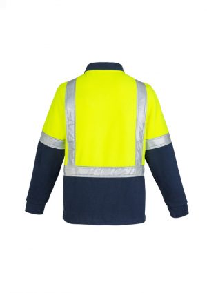 Mens Hi Vis Fleece Jumper - Shoulder Taped
