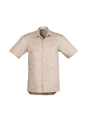 Mens Light Weight Tradie Shirt - Short Sleeve