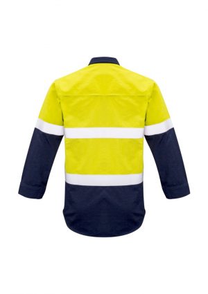 Mens FR Closed Front Hooped Taped Spliced Shirt