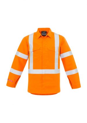 Mens X Back Taped Spliced Shirt