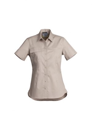 Womens Lightweight Tradie Shirt - Short Sleeve