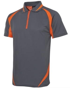 Podium Zip Poly Polo