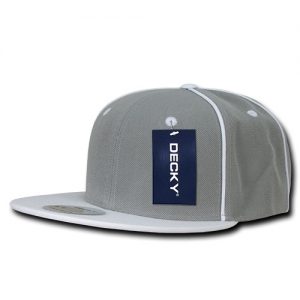 Piped Crown Snapback Cap