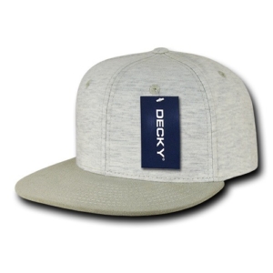 Heather Jersey Knit Snapback