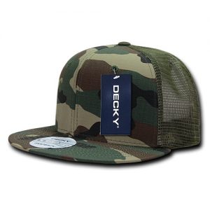 Ripstop Flat Bill Trucker Cap