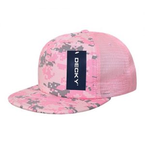Flat Bill Camo Foam Trucker