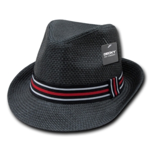 Paper Straw Fedora Hat