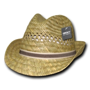 Mat Straw Woven Fedora