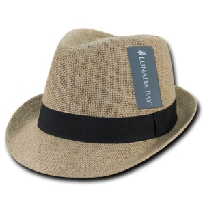 Jute Fedora Hat