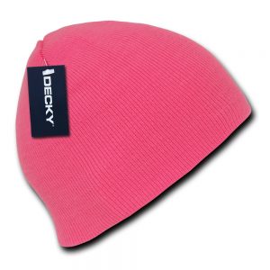 Neon Acrylic Short Beanie