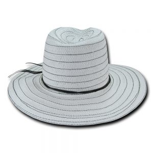 White Paper Braid Hat