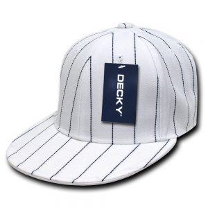 Pin Striped Fitted Cap