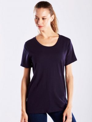 Women's Short Sleeve Loose Fit Boyfriend Tee