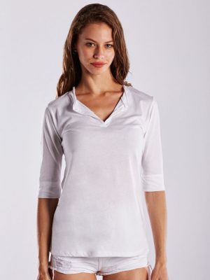 Women's Elbow Sleeve Footie Tee