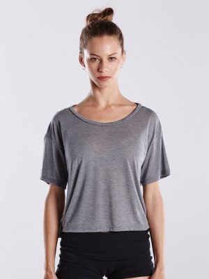 Women's Boxy Open Neck Top